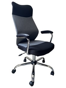 Кресло компьютерное C168 черный/серый в Мурманске
