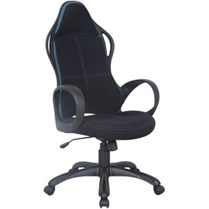 Компьютерное кресло Brabix Premium Force EX-516 (ткань, черное/вставки синие) 531572 в Мурманске