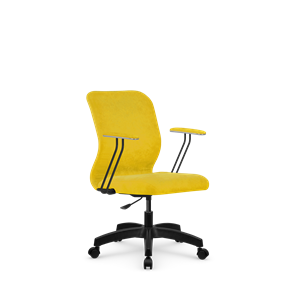 Кресло компьютерное SU-Mr-4/подл.079/осн.005 желтый в Мурманске