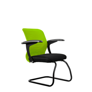Офисный стул SU-M-4/подл.160/осн.008, Зеленый/Черный в Мурманске
