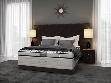 Кровать двуспальная Style/Basement 160х200, Флок (Велсофт Спелая слива) в Мурманске