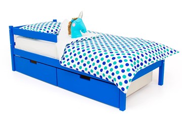 Детская кровать Skogen classic синяя в Мурманске