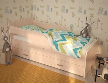 Детская кровать для девочки Максимка, цвет Млечный дуб в Мурманске