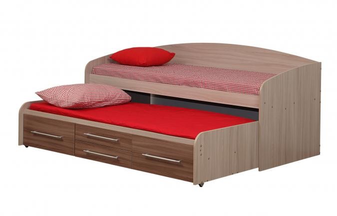 Двухъярусная детская кровать Адель - 5, Вудлайн кремовый в Мурманске - изображение 2