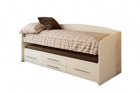 Двухъярусная детская кровать Адель - 5, Вудлайн кремовый в Мурманске - изображение