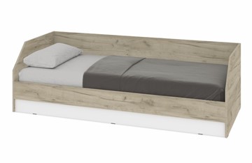 Кровать в детскую Modern О81, Серый дуб - Белый в Мурманске
