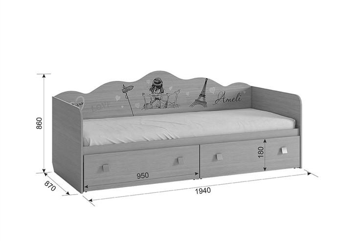 Детская кровать-софа Амели в Мурманске - изображение 2