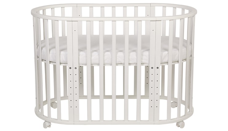 Детская кроватка-трансформер POLINI Kids Simple 911 Белый в Мурманске - изображение 4