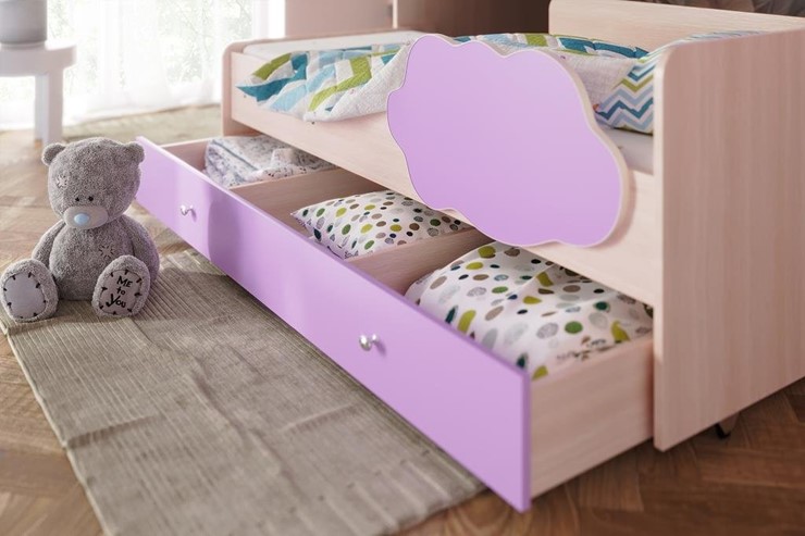 Детская 2-ярусная кровать Соник 1.6 с ящиком, Ясень Шимо в Мурманске - изображение 1