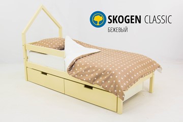 Кровать-домик детская мини Skogen бежевый в Мурманске