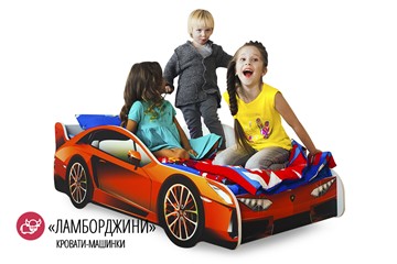 Кровать-машина детская Lamborghini в Мурманске - предосмотр 4