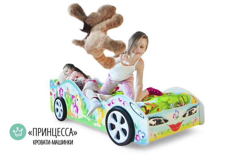 Детская кровать-машина Принцесса в Мурманске - изображение 3