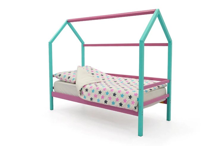 Кровать-домик в детскую Svogen лаванда-мятный в Мурманске - изображение 1