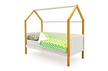 Кровать-домик в детскую «Svogen белая-дерево» мягкая в Мурманске
