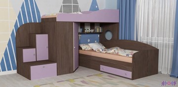 Детская кровать-шкаф Кадет-2, корпус Бодего, фасад Ирис в Мурманске