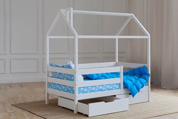 Кровать детская Домик с ящиками, цвет белый в Мурманске - предосмотр 2