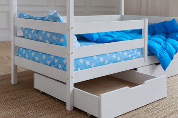 Кровать детская Домик с ящиками, цвет белый в Мурманске - предосмотр 3