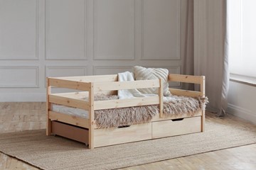 Кровать детская Софа с ящиками, без покраски в Мурманске - предосмотр