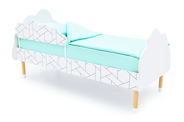 Кроватка Stumpa Облако "Мозаика" в Мурманске - изображение