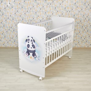 Кроватка детская Фея 702 Милые панды, белый в Мурманске - предосмотр