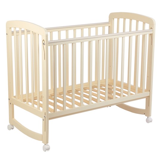 Кроватка для новорожденных POLINI Kids Simple 304 Бежевый в Мурманске - изображение 1