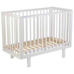 Кровать для новорожденных серия 3400 POLINI Kids Simple 340 Белый в Мурманске