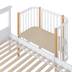 Детская кровать POLINI Kids Simple 105 Белый / Бук в Мурманске - предосмотр 3