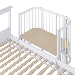 Кроватка приставная POLINI Kids Simple 105 Белый в Мурманске - предосмотр 2