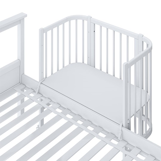 Приставная кровать POLINI Kids Simple 120 Белый в Мурманске - изображение 5