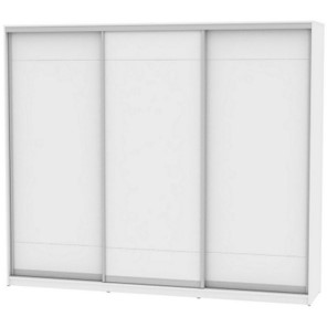 Шкаф трехдверный Белла (B-230х270х60-2) (792) (Двери D9+D9+D9), без зеркала, Белый в Мурманске