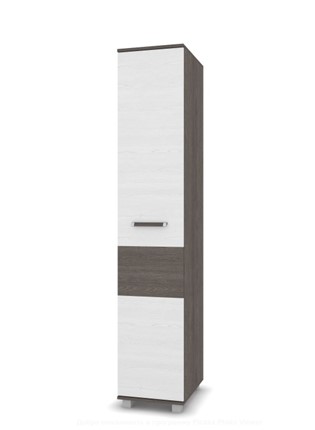 Шкаф одностворчатый В-11, Анкор светлый/темный в Мурманске - изображение