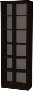 Шкаф со стеклянными дверцами 224, цвет Венге в Мурманске