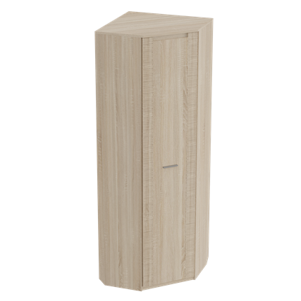 Угловой шкаф распашной Элана, Дуб сонома 720х720х208 в Мурманске - изображение