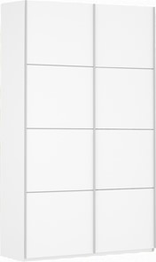 Шкаф 2-створчатый Прайм (ДСП/ДСП) 1200x570x2300, белый снег в Мурманске