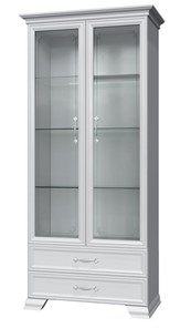 Шкаф-витрина Грация ШР-2, белый, 2 стекла в Мурманске