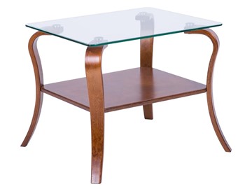 Стеклянный столик Мебелик Шарм (вишня) в Мурманске
