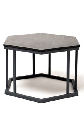 Интерьерный стол Женева  цвет серый гранит  RC658-50-50-4sis в Мурманске - изображение