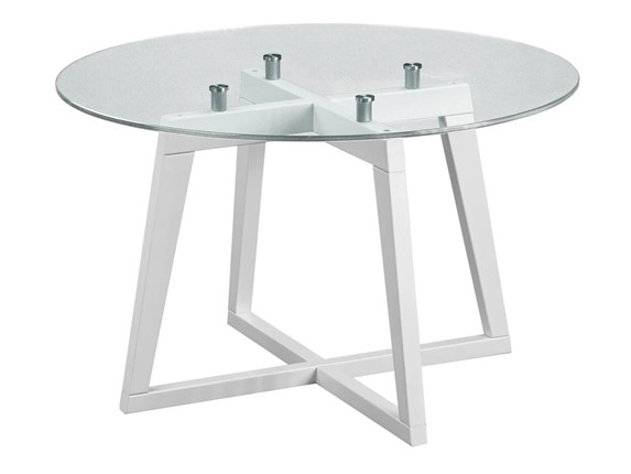 Стеклянный столик Рилле-445 (белый) в Мурманске - изображение
