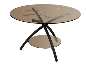 Стеклянный столик Дуэт 3 (черный-тонированное) в Мурманске