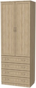 Шкаф распашной 103 со штангой, цвет Дуб Сонома в Мурманске - предосмотр