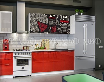 Гарнитур на кухню фотопечать Пицца 2,0 в Мурманске - предосмотр
