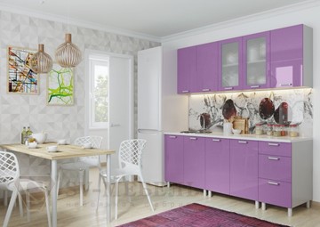 Модульный кухонный гарнитур Модерн, фиолетовый металлик в Мурманске