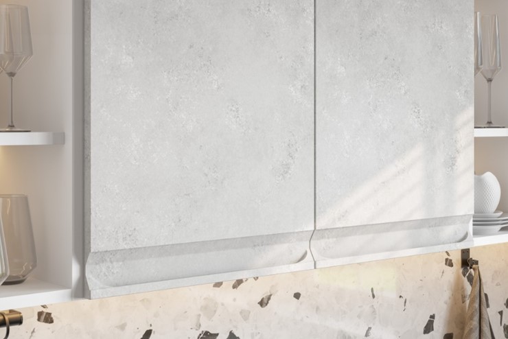 Гарнитур угловой Вельвет, бетон графит/бетон снежный в Мурманске - изображение 4