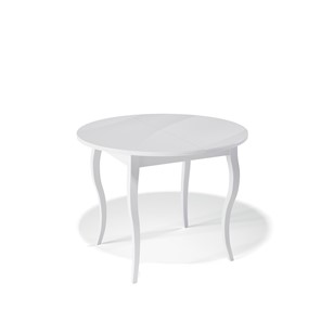 Стол со стеклянной столешницей Kenner 1000С (Белый/Стекло белое глянец) в Мурманске