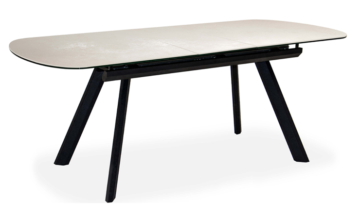 Обеденный раздвижной стол Шамони 2CQ 160х90 (Oxide Avorio/Графит) в Мурманске - изображение 1