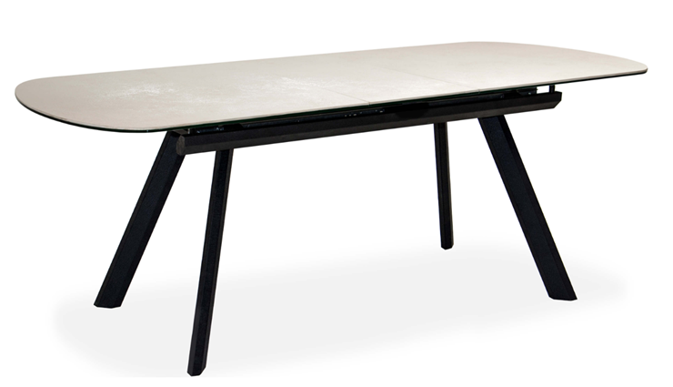 Раздвижной стол Шамони 3CQ 180х95 (Oxide Avorio/Графит) в Мурманске - изображение 1