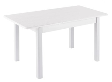 Кухонный стол раздвижной Айсберг-01 МДФ, белый МДФ/40 массив прямые белые в Мурманске