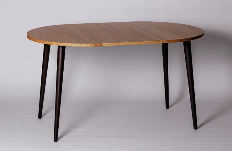 Кухонный стол круглый Шпон Дуба д. 100 см МДФ в Мурманске - изображение 13