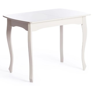 Обеденный раздвижной стол Caterina Provence, бук/мдф, 100+30x70x75, Ivory white арт.19129 в Мурманске