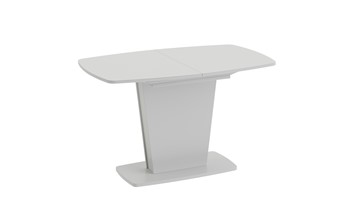 Стеклянный кухонный стол Честер тип 2, цвет Белый/Стекло белый глянец в Мурманске